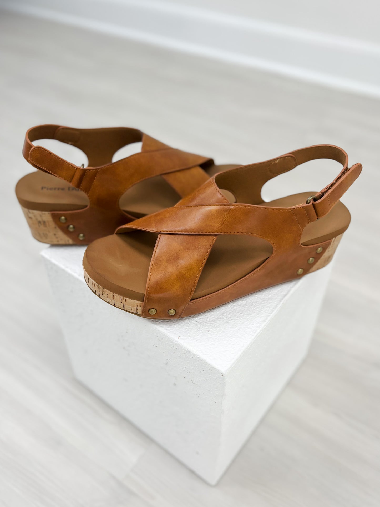Pierre Dumas Tricia-2 Sandals in New Tan