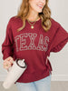 Long Sleeve French Terry TEXAS Sweatshirt