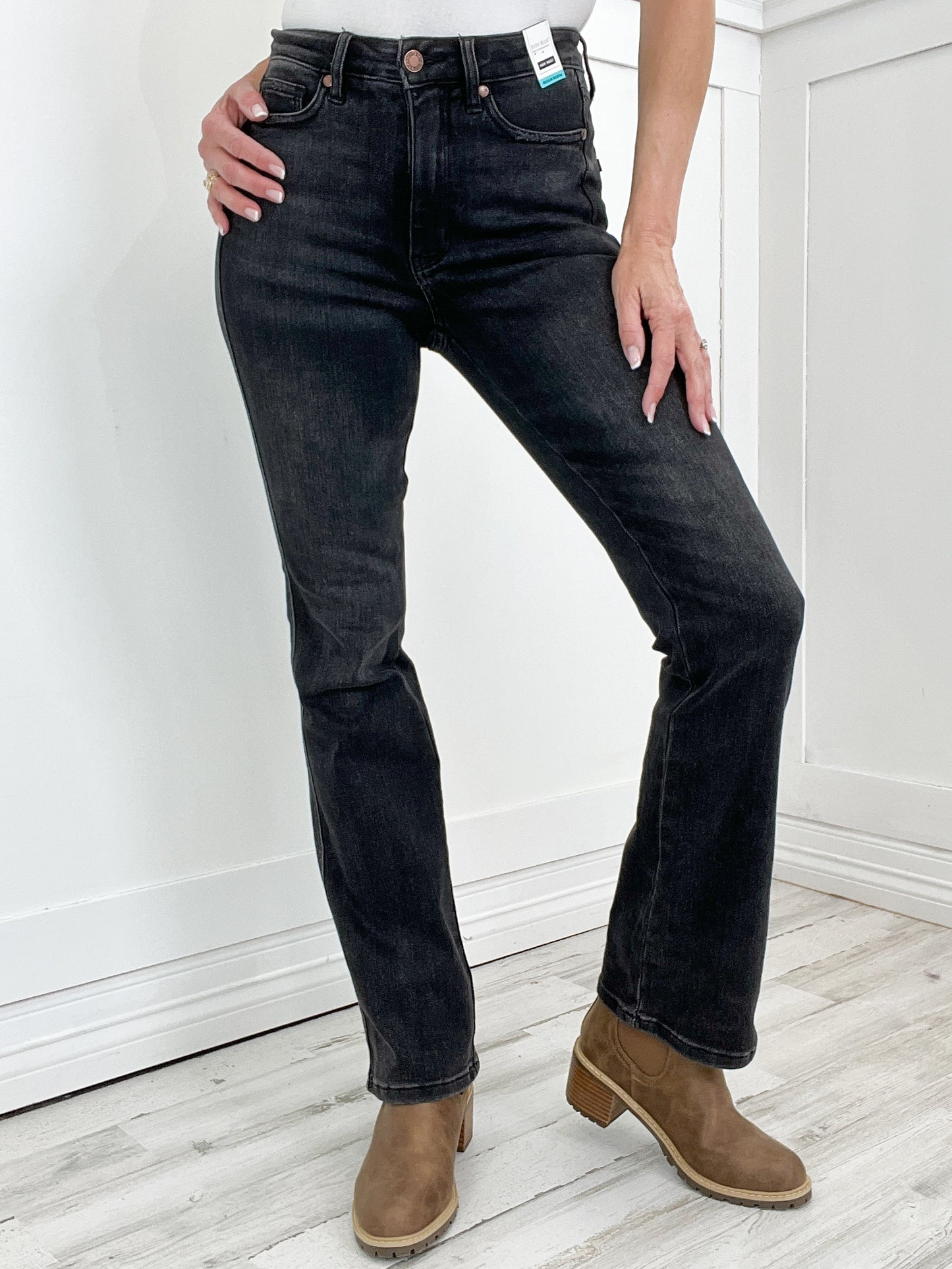 Judy Blue AFTER MIDNIGHT Black Hi-Rise Bootcut Jeans in 3 Inseams