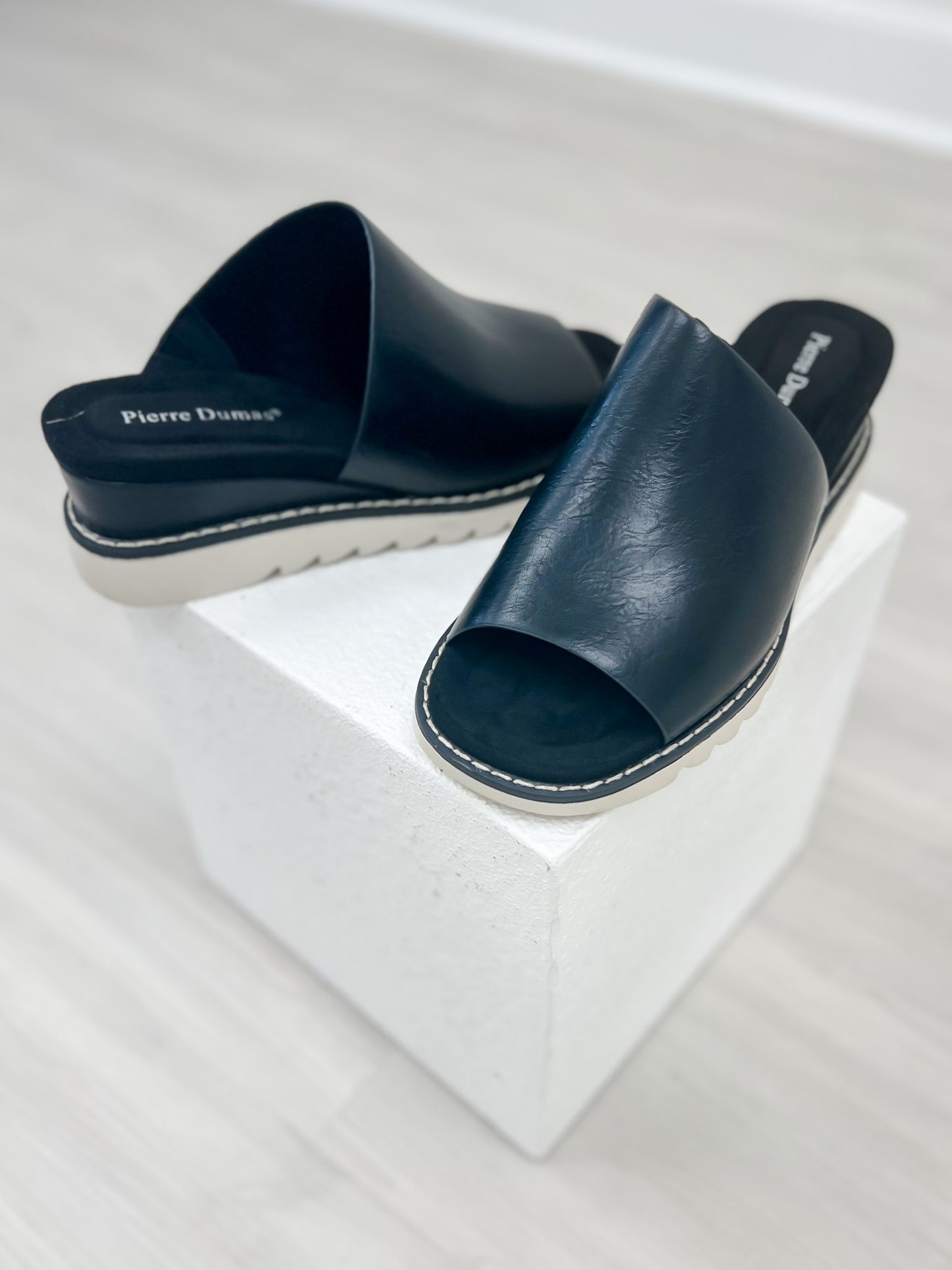 Pierre Dumas Expand-1 Sandals in Black