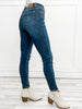 Judy Blue "KENNEDY" Mid Rise Tummy Control Distressed Skinny Denim Jeans