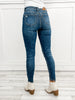 Judy Blue "KENNEDY" Mid Rise Tummy Control Distressed Skinny Denim Jeans