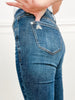 Judy Blue "KENNEDY" Mid Rise Tummy Control Distressed Skinny Denim Jeans