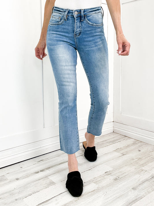 Lovervet by Vervet EASY ON ME Hi-Rise Kick Flare Jeans