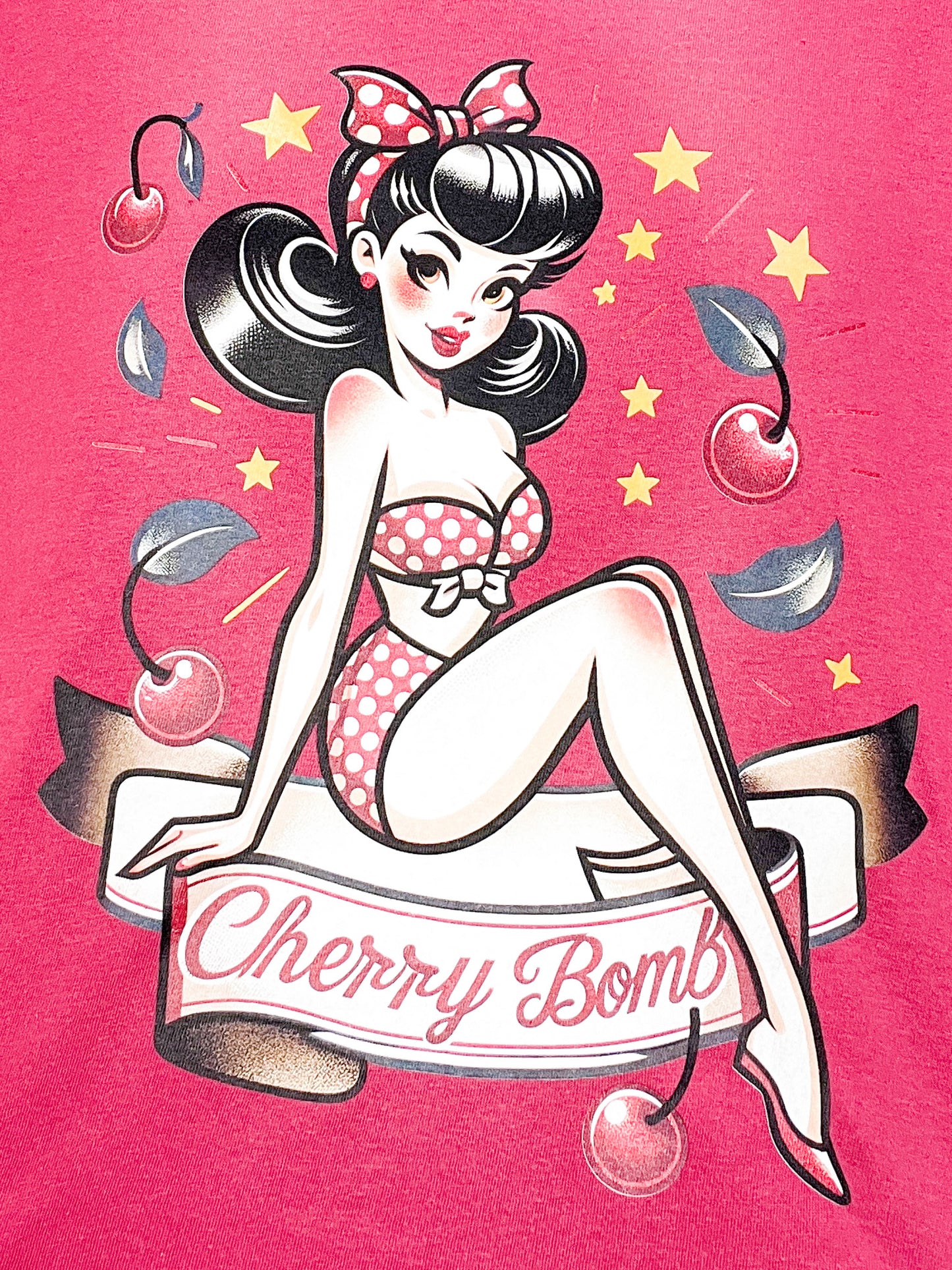 Cherry Bombshell Graphic Tee