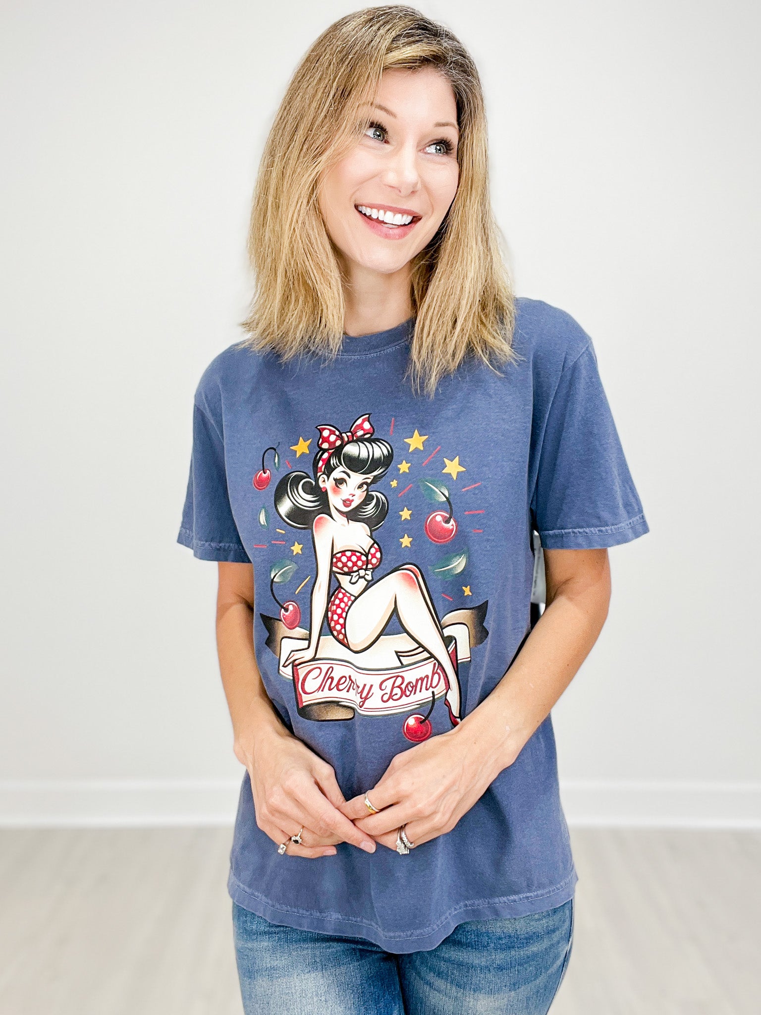 Cherry Bombshell Graphic Tee
