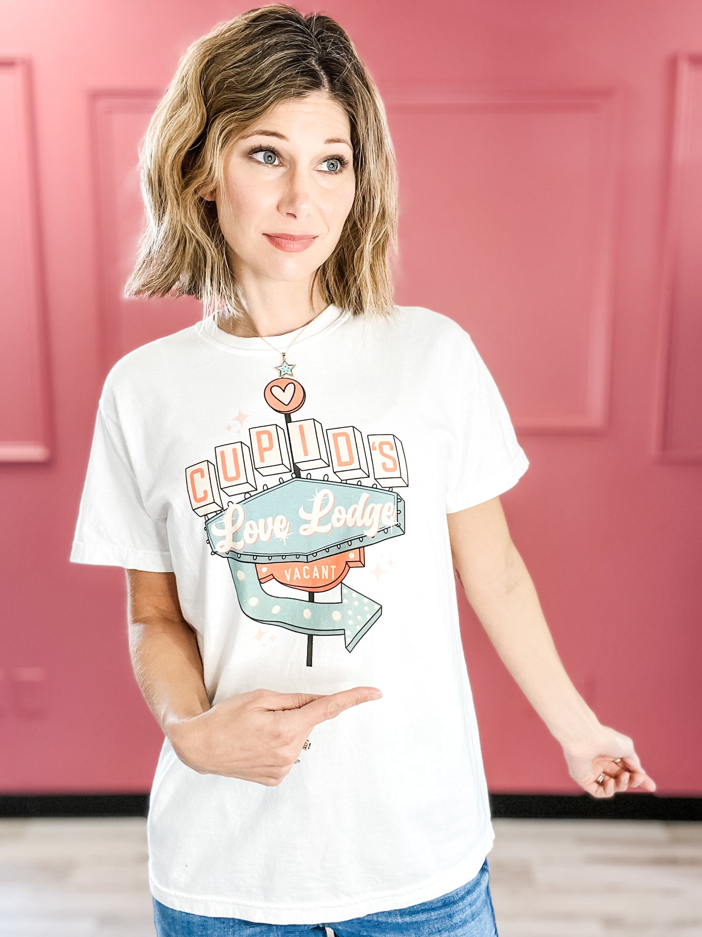 Cupid's Love Lodge Graphic Tee