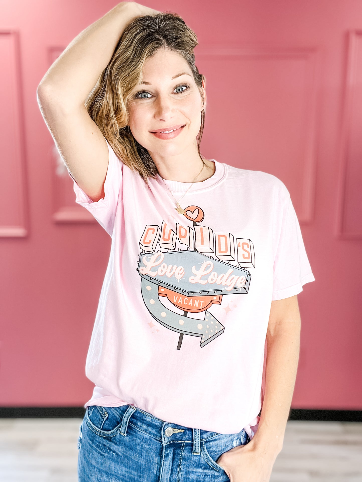 Cupid's Love Lodge Graphic Tee