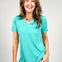 Solid Bulgari Short Sleeve Top With Pocket
