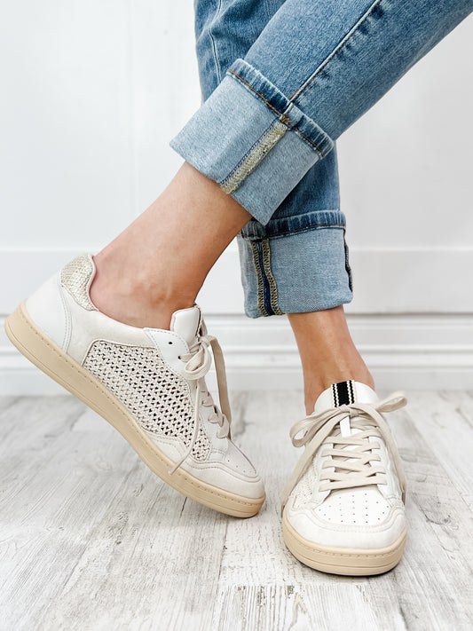 Shu Shop Roma Sneaker in Bone Woven