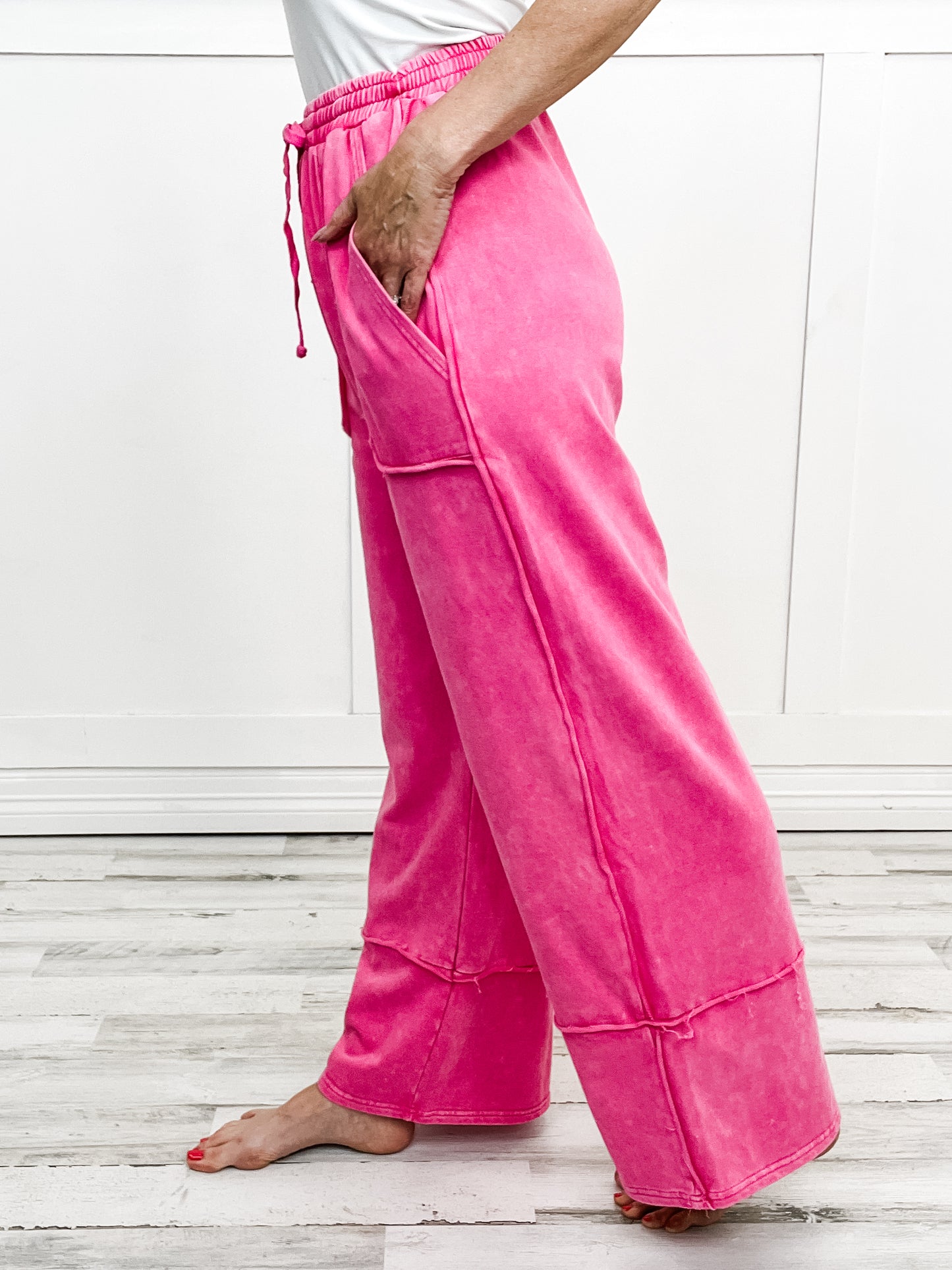 High Pursuit Washed Cotton Terry Lounge Pants