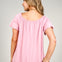 Short Sleeve Ruffled Off Shoulder Solid Top