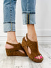 Corkys Carley Wedge in Tobacco Bronze Shoe