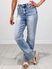 Judy Blue RYAN Mid Rise Light Wash Dad Jeans