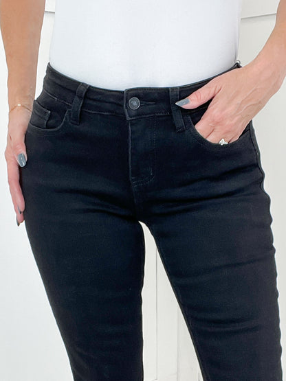 The Cora Vervet Mid Rise Bootcut Jean