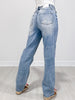 Judy Blue RYAN Mid Rise Light Wash Dad Jeans