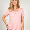 Short Sleeve Criss Cross Neckline Top