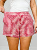 Heart & Gingham Print Boxer Shorts