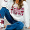 Queen of Sparkles Texas A&M Plaid Letter Sweatshirt