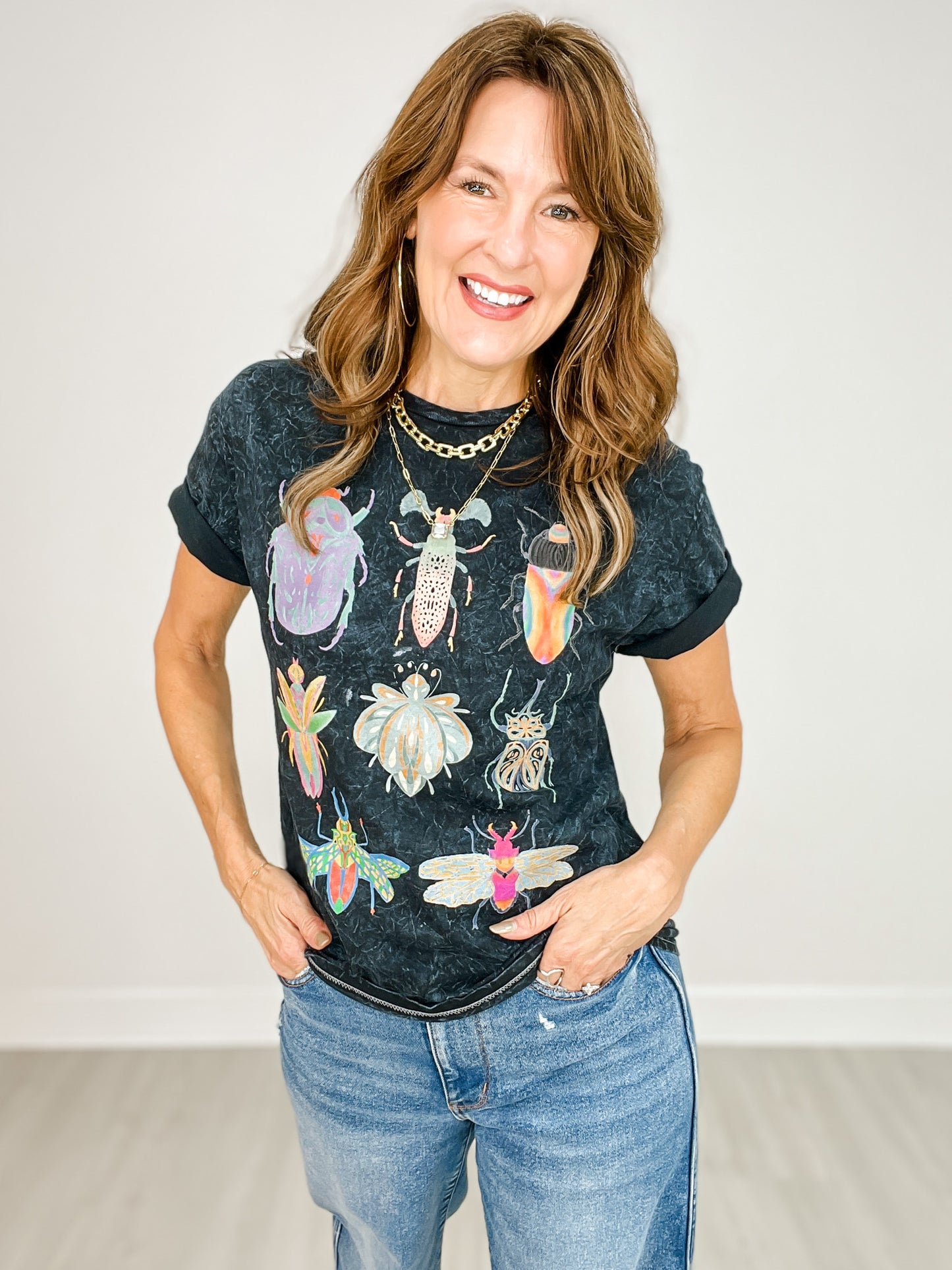 Watercolor Insects Graphic Tee