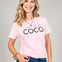 Iconic Like COCO Rhinestone Graphic Tee