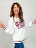 Queen of Sparkles Texas A&M Plaid Letter Sweatshirt