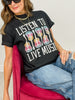 Listen To Live Music Graphic Tee