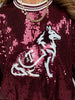 Queen Of Sparkles Licensed Texas A&M Full Sequin Mascot Sweater