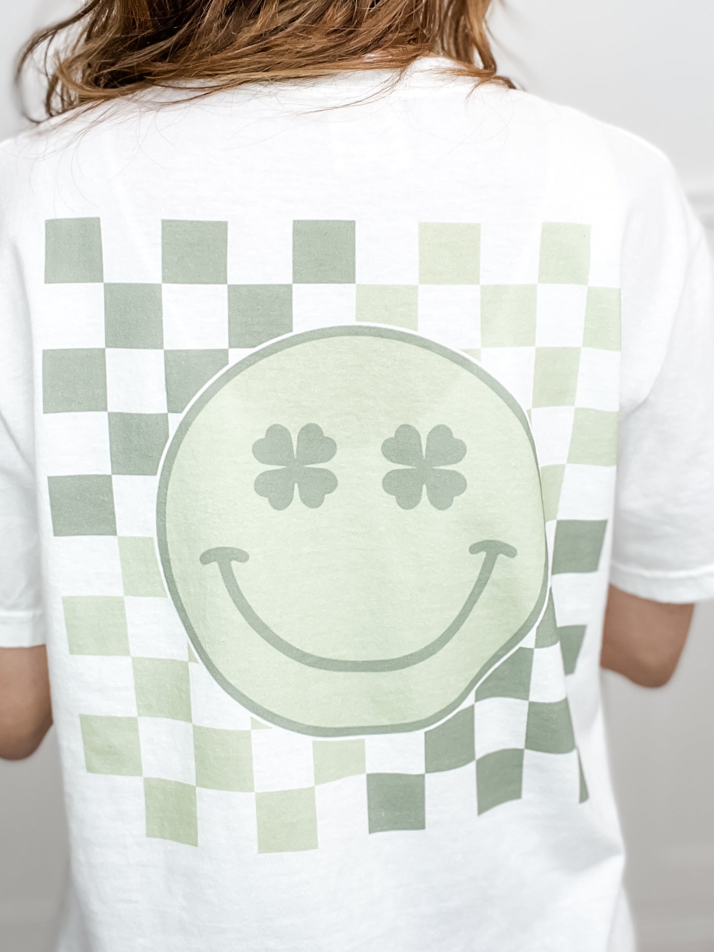 Smiley Saint Patrick's Day Graphic Tee