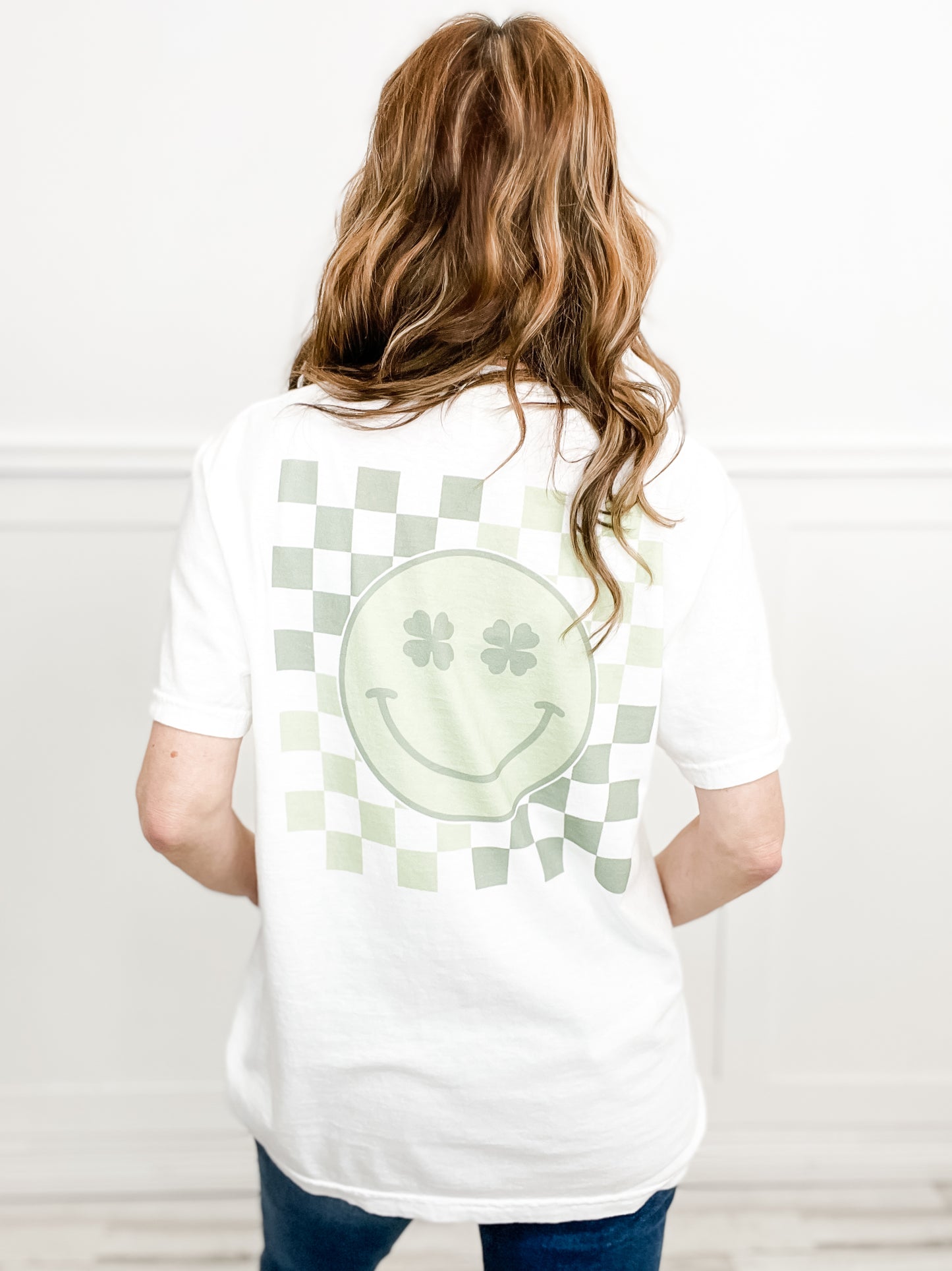 Smiley Saint Patrick's Day Graphic Tee