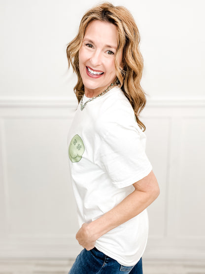 Smiley Saint Patrick's Day Graphic Tee