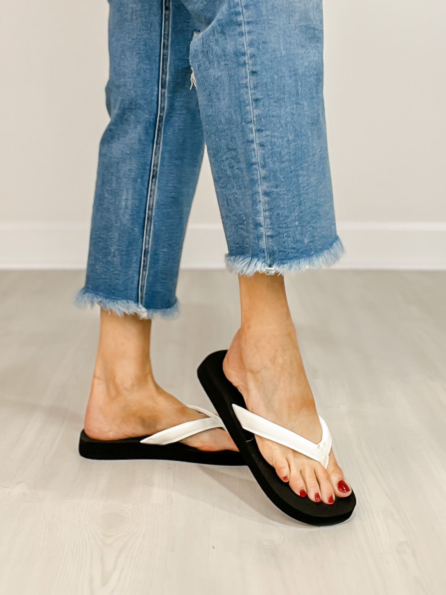 Corkys Summer Plans Flip Flops in WHITE