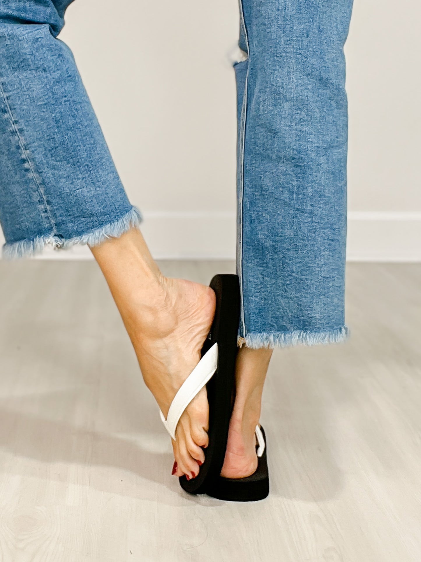 Corkys Summer Plans Flip Flops in WHITE
