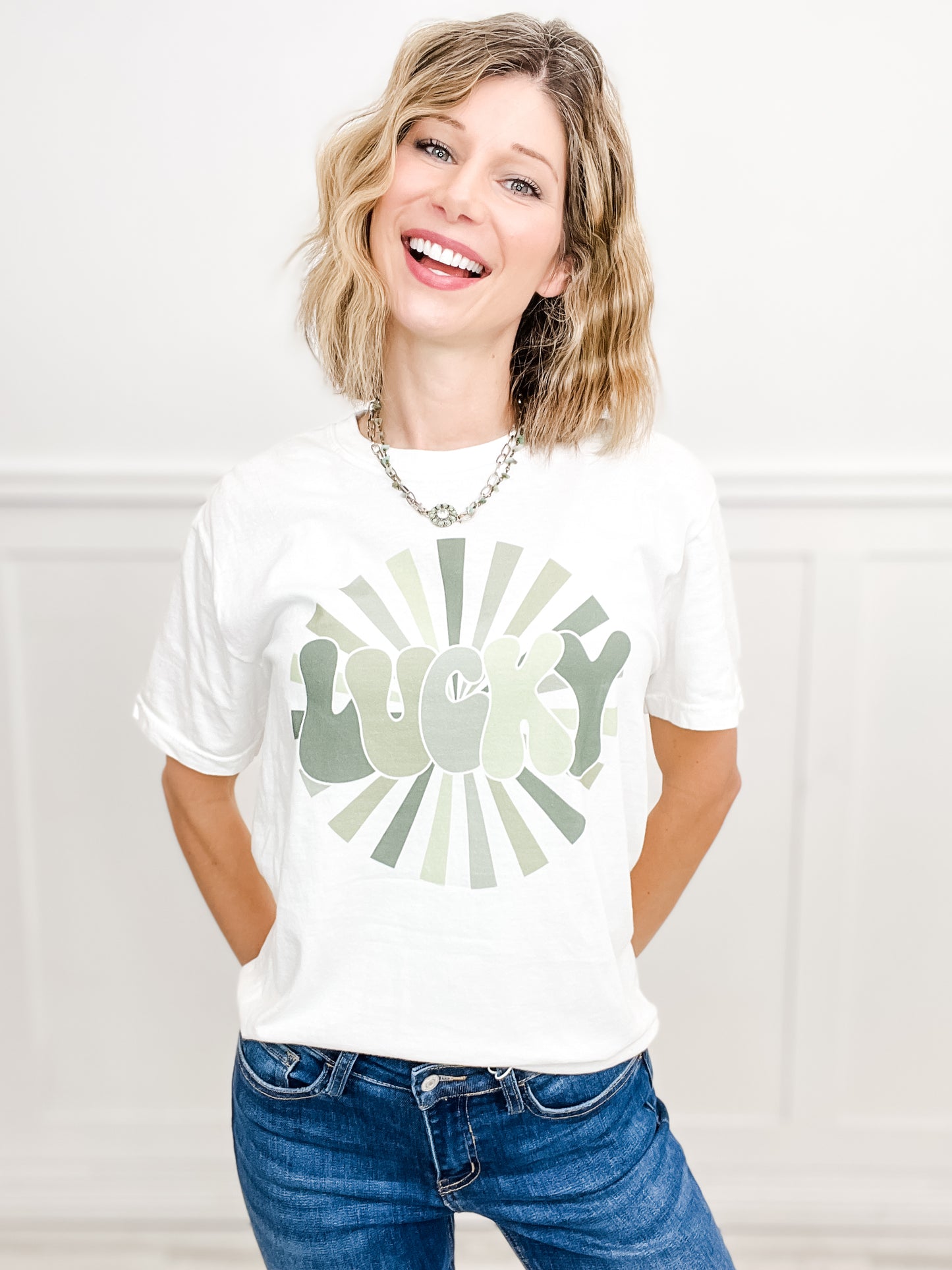 Burst Of Luck Graphic Top