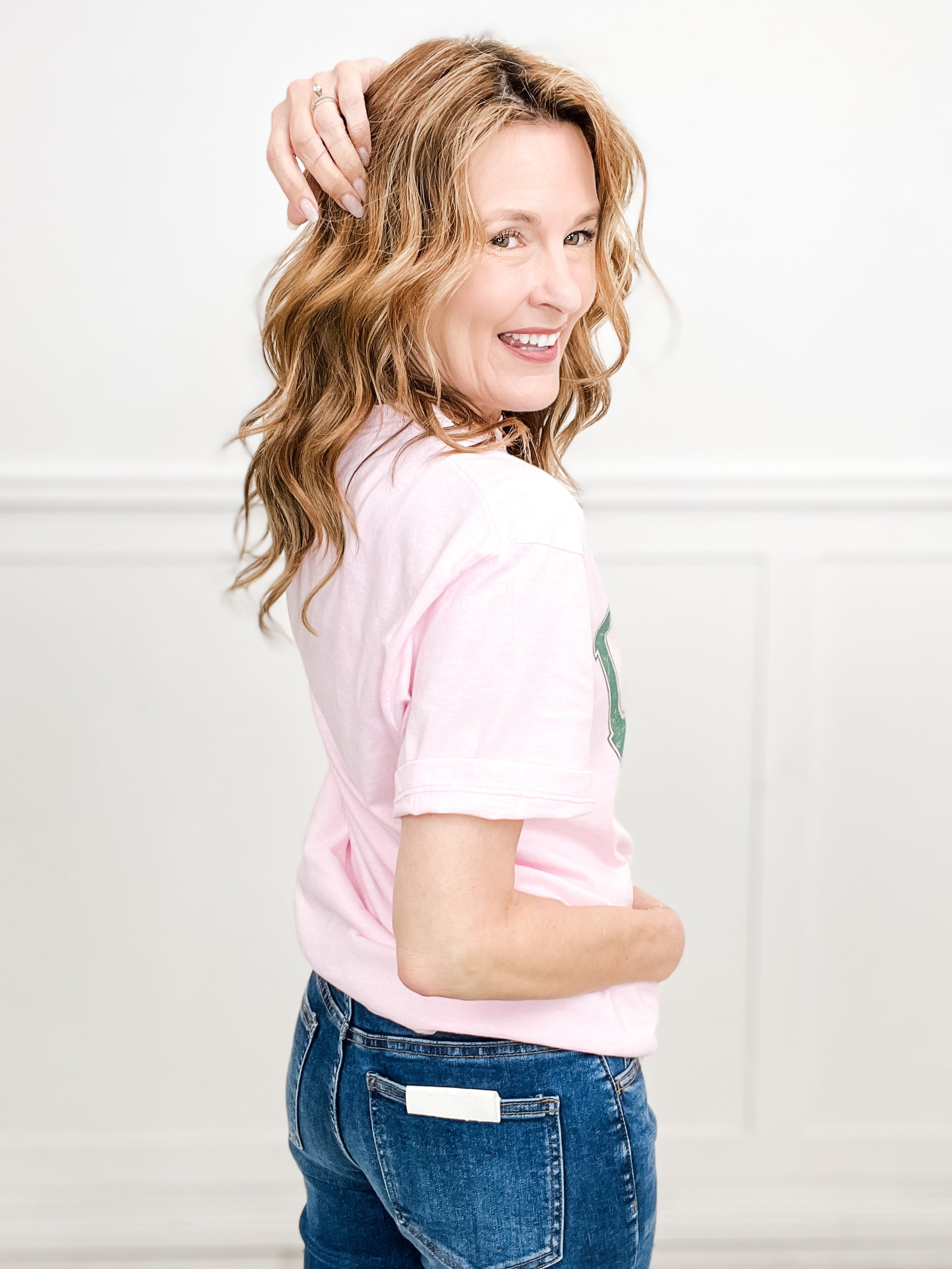 Lucky University Graphic Top
