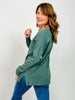 Viscose Front Seam Long Sleeve Sweater