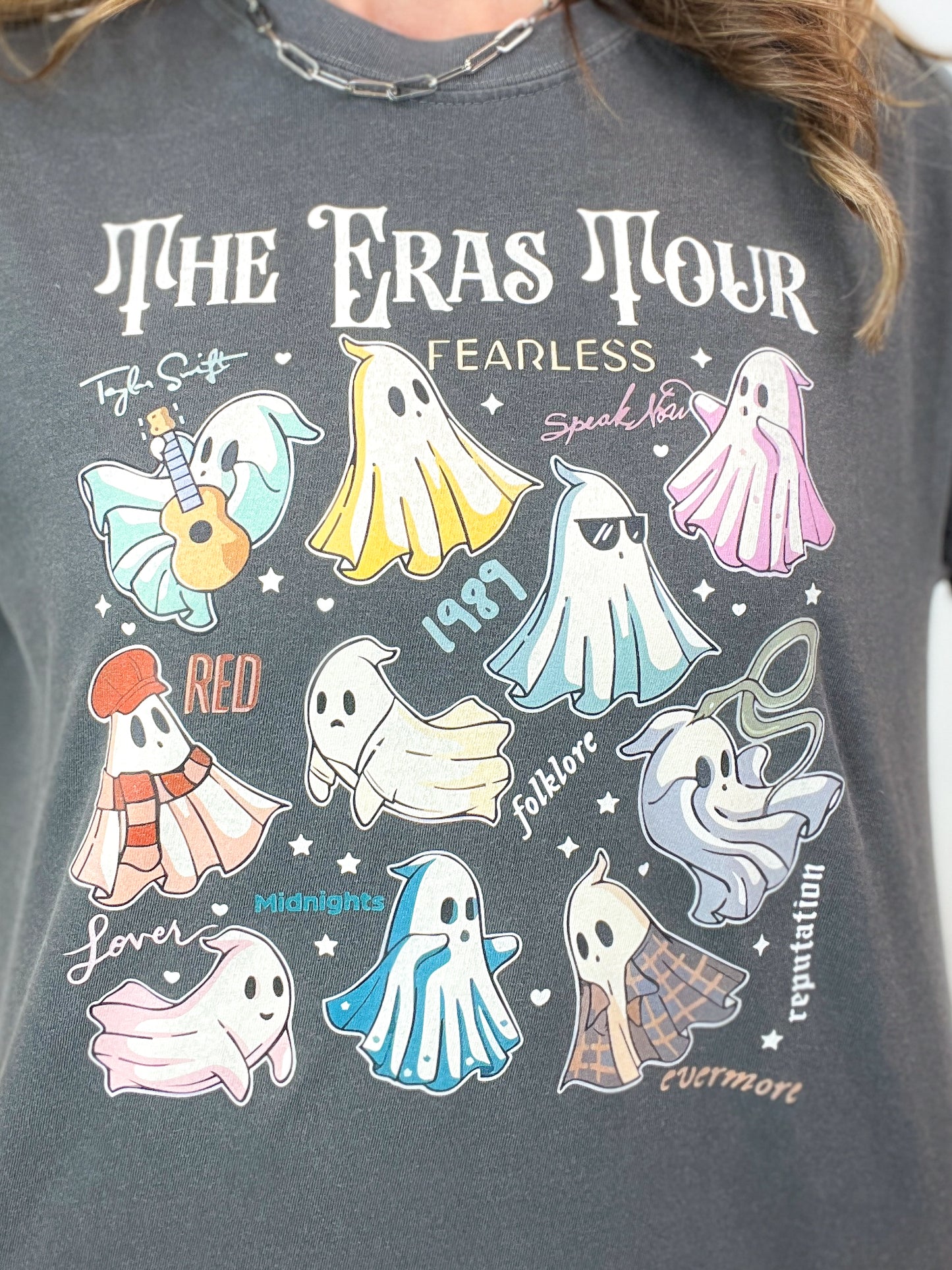 The Eras Tour Halloween Ghosts Graphic Tee