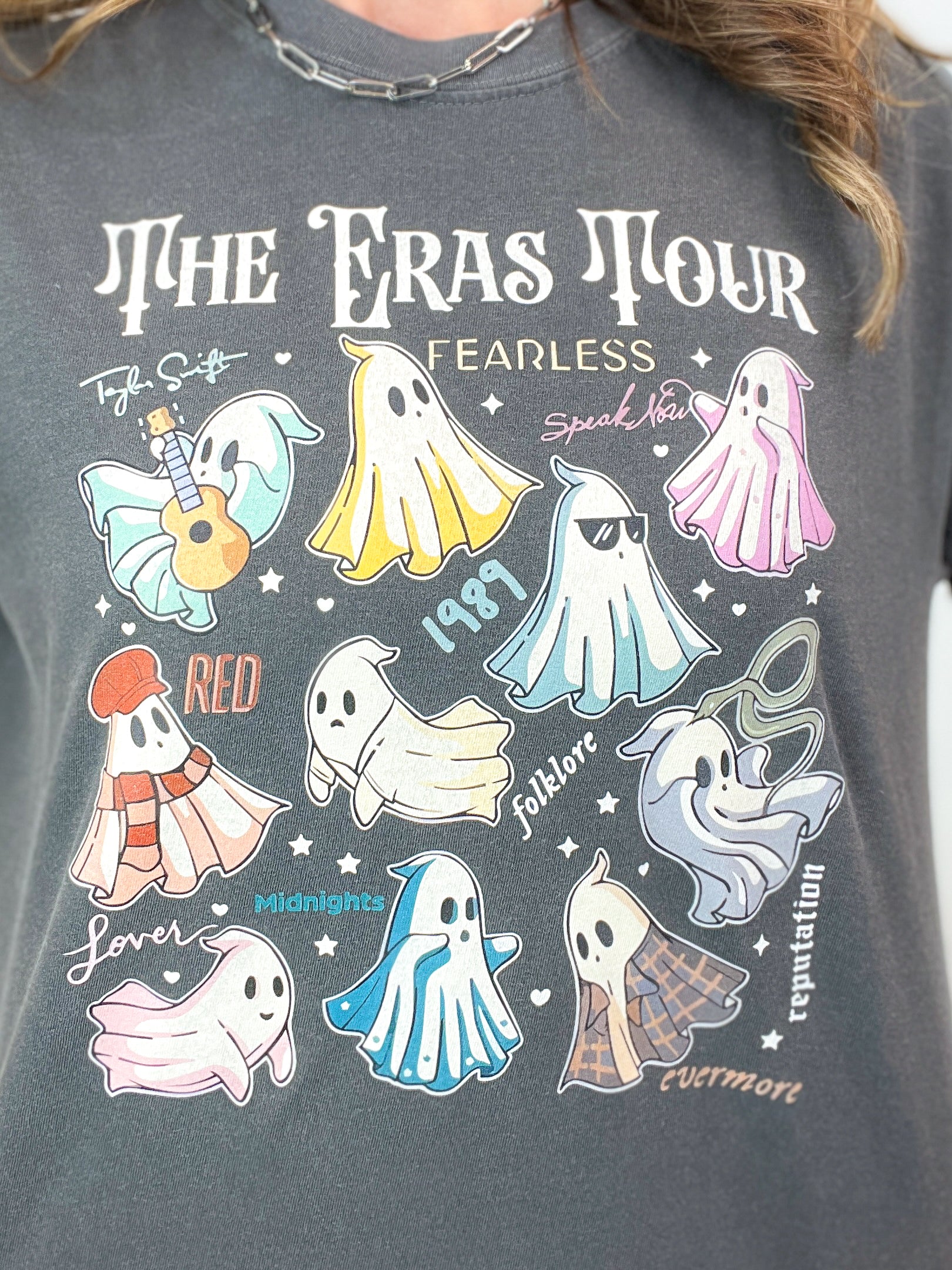 The Eras Tour Halloween Ghosts Graphic Tee