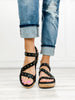 Corkys Revolve Wedge Sandals with Metal Stud Embellishments in Black