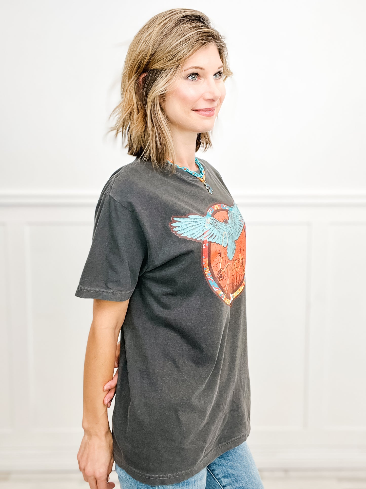 Soar Turquoise Graphic Tee
