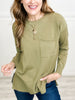 Oversized Long Sleeve Side Split Sweater Top