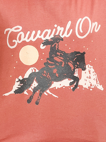 Cowgirl On Graphic Tee