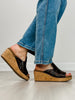 Corkys Neon Moon Cork Wedges in ESPRESSO CRINKLE