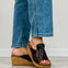 Corkys Neon Moon Cork Wedges in ESPRESSO CRINKLE