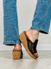 Corkys Neon Moon Cork Wedges in ESPRESSO CRINKLE