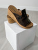 Corkys Neon Moon Cork Wedges in ESPRESSO CRINKLE