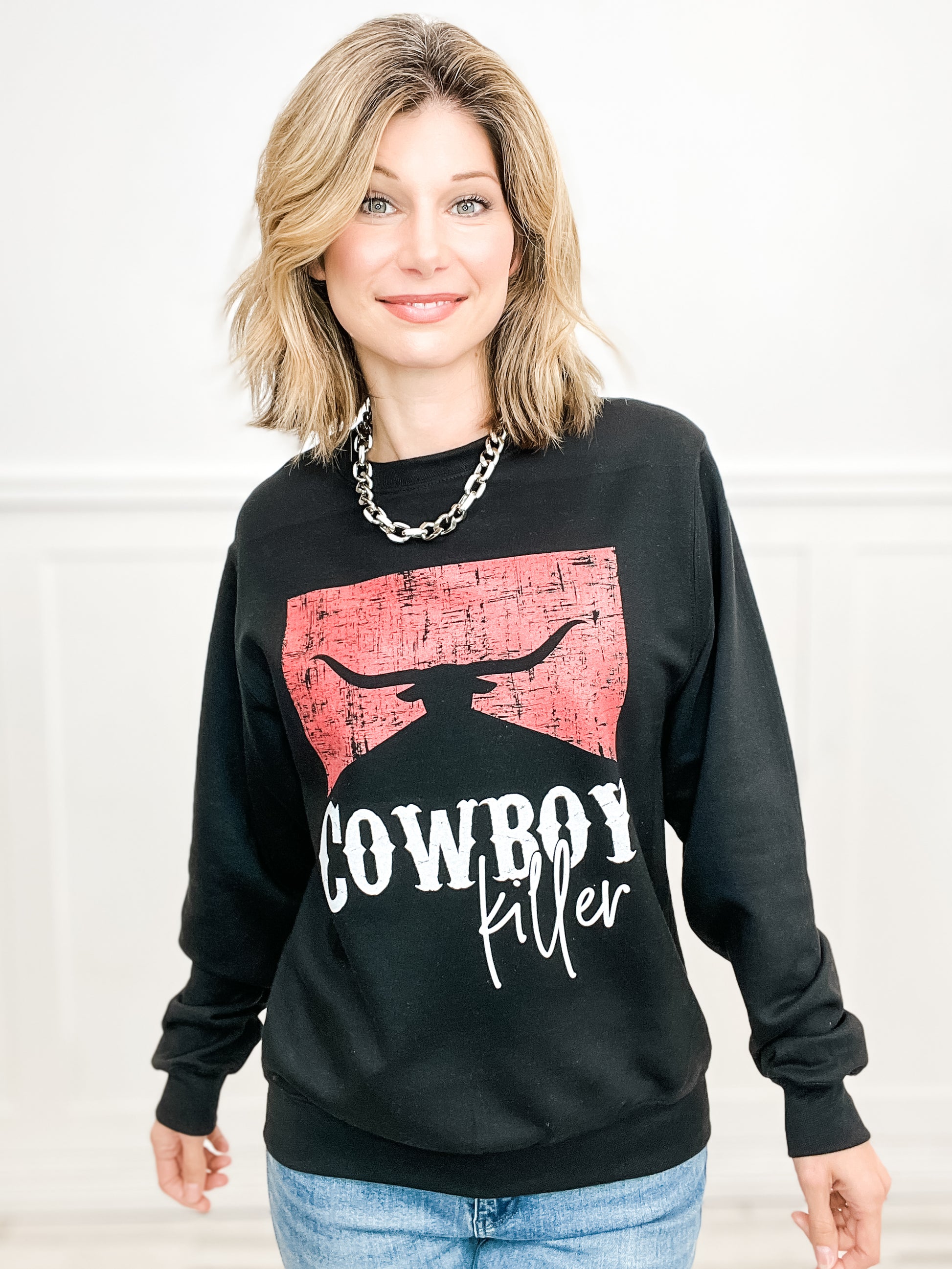 Cowboy Killer Sweatshirt Top