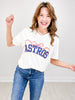 Dainty Bow Houston Baseball Graphic Tee