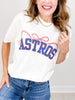 Dainty Bow Houston Baseball Graphic Tee