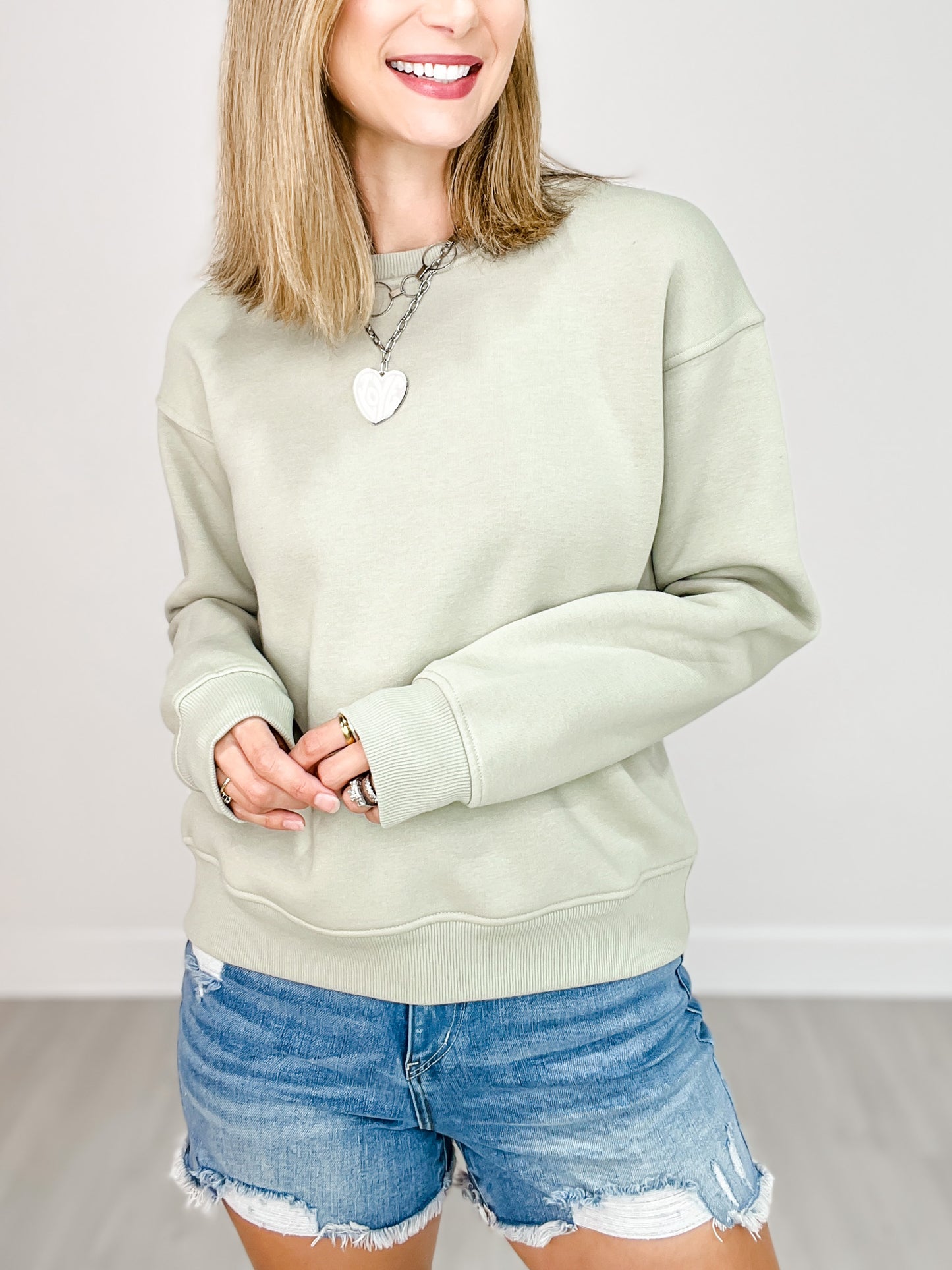 Classic Fit Fleece Sweatshirt